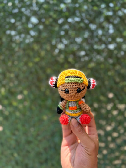 Valorant Raze Plush, Valorant Raze Keychain, Valorant Raze Doll, Amigurumi Raze, Amigurumi Valorant Characters, Raze Figure