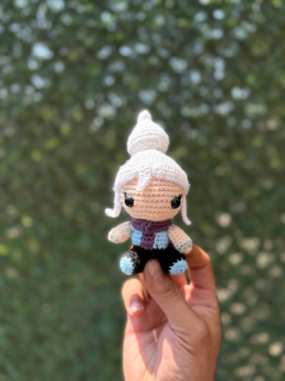 Valorant Jett Amigurumi Doll – Handmade Valorant Keychain, Valorant Jett Crochet, Valorant Jett, Jett Gift, Valorant Jett Figure