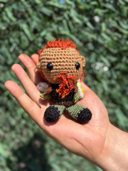 Valorant Breach Keychain, Valorant Breach Plushie, Valorant Breach Crochet Doll, Amigurumi Breach, Valorant Fan Art, Breach Figure