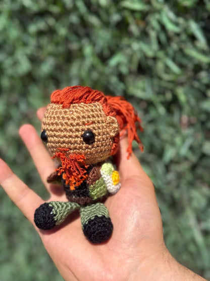 Valorant Breach Keychain, Valorant Breach Plushie, Valorant Breach Crochet Doll, Amigurumi Breach, Valorant Fan Art, Breach Figure