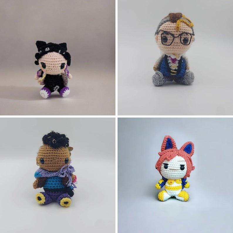Valorant Plush Keychain, Jett, Reyna, Sage, Phoenix, Killjoy, Viper, Astra, Omen, Valorant Crochet, Raze, Sova, Yoru, Kayo, Astra, Gekko