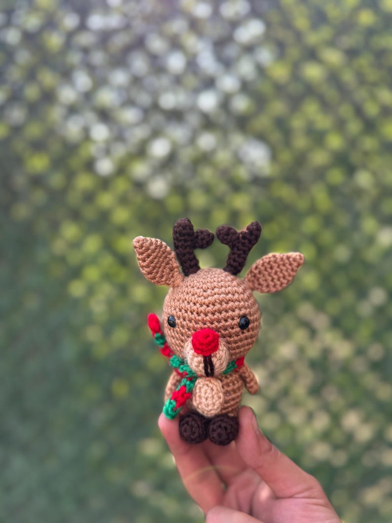 Crochet Christmas Ornaments, Christmas Keychain, Christmas Tree Ornament, Santa Claus Ornament, Santa Claus Keychain, Reindeer Keychain