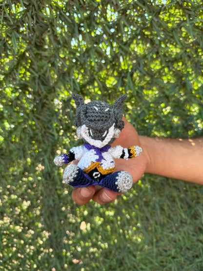 Valorant Vyse Amigurumi Keychain, Valorant Vyse Plush, Valorant Keychain, Valorant Plush, Valorant Fan Art, PlushKeychain,Vyse Car Accessory