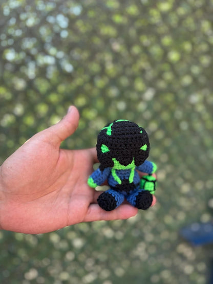 League of Legends Thresh Amigurumi Keychain, LOL, Thresh Plush, Thresh Figure, Thresh, League of Legends Figure, Amigurumi Plush Keychain