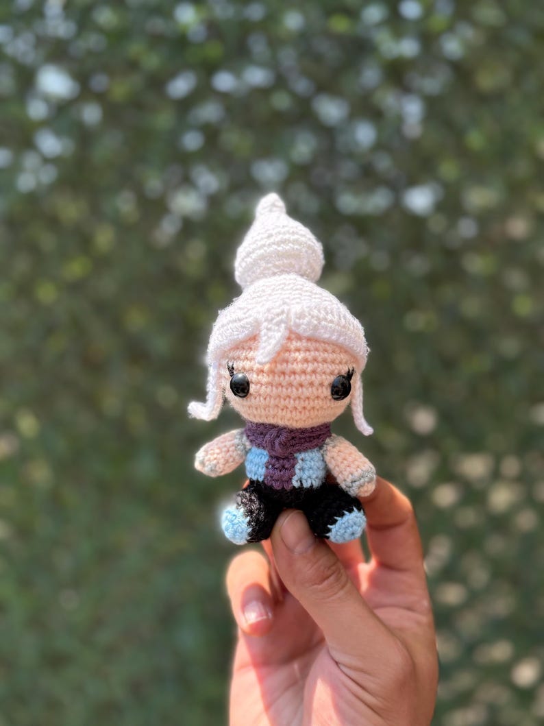 Valorant Jett Amigurumi Doll – Handmade Valorant Keychain, Valorant Jett Crochet, Valorant Jett, Jett Gift, Valorant Jett Figure