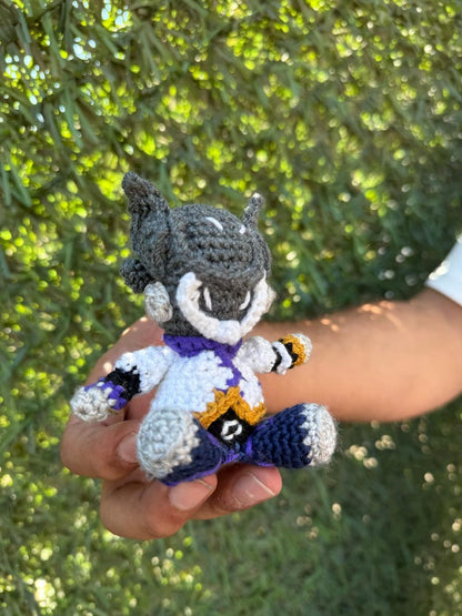 Valorant Vyse Amigurumi Keychain, Valorant Vyse Plush, Valorant Keychain, Valorant Plush, Valorant Fan Art, PlushKeychain,Vyse Car Accessory