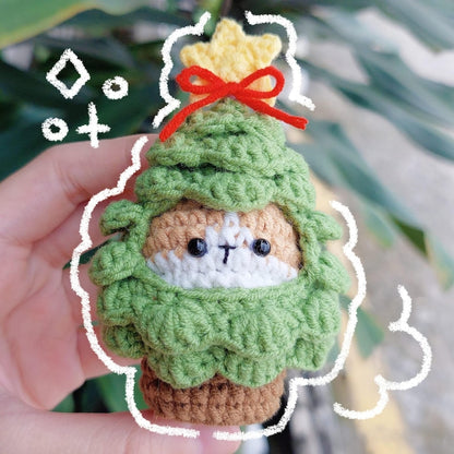 Crochet Christmas Tree Ornament: Handmade Amigurumi Holiday Decor