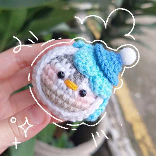 Crochet Christmas Penguin, Christmas Decor, Cute Penguin, Handmade Christmas Tree Decoration, Cute Winter Gift, Christmas Ornament