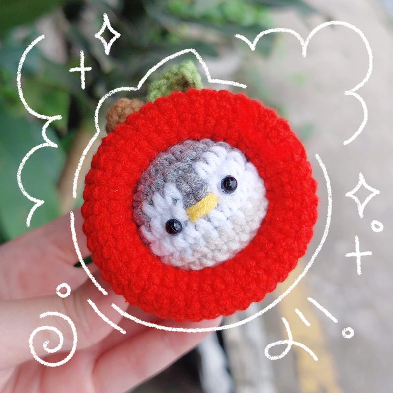 Crochet Christmas Penguin, Christmas Decor, Cute Penguin, Handmade Christmas Tree Decoration, Cute Winter Gift, Christmas Ornament