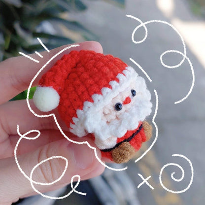 Crochet Christmas Ornaments: Handmade Santa and Snowman Decor