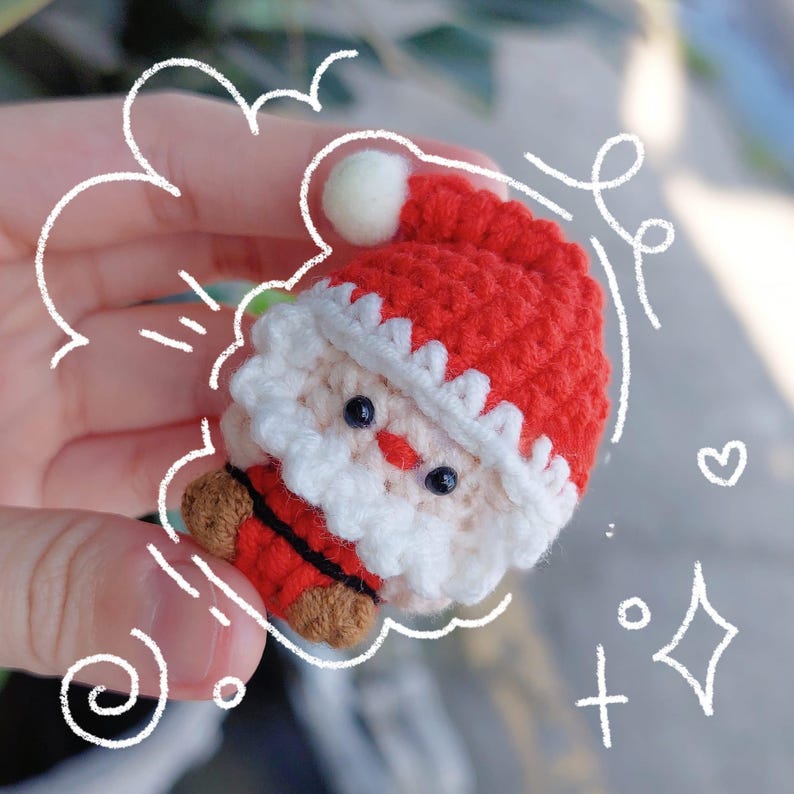 Crochet Christmas Ornaments: Handmade Santa and Snowman Decor