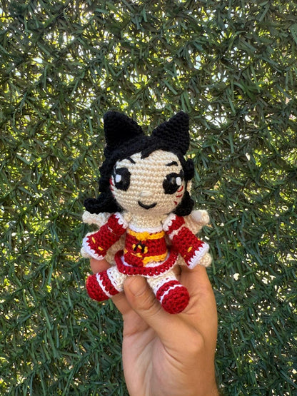 League of Legends Ahri Plushie, Ahri Crochet, Ahri Figure, Ahri 3D, League of Legends Gift, League of Legends Figure, Ahri Keychain, Lol