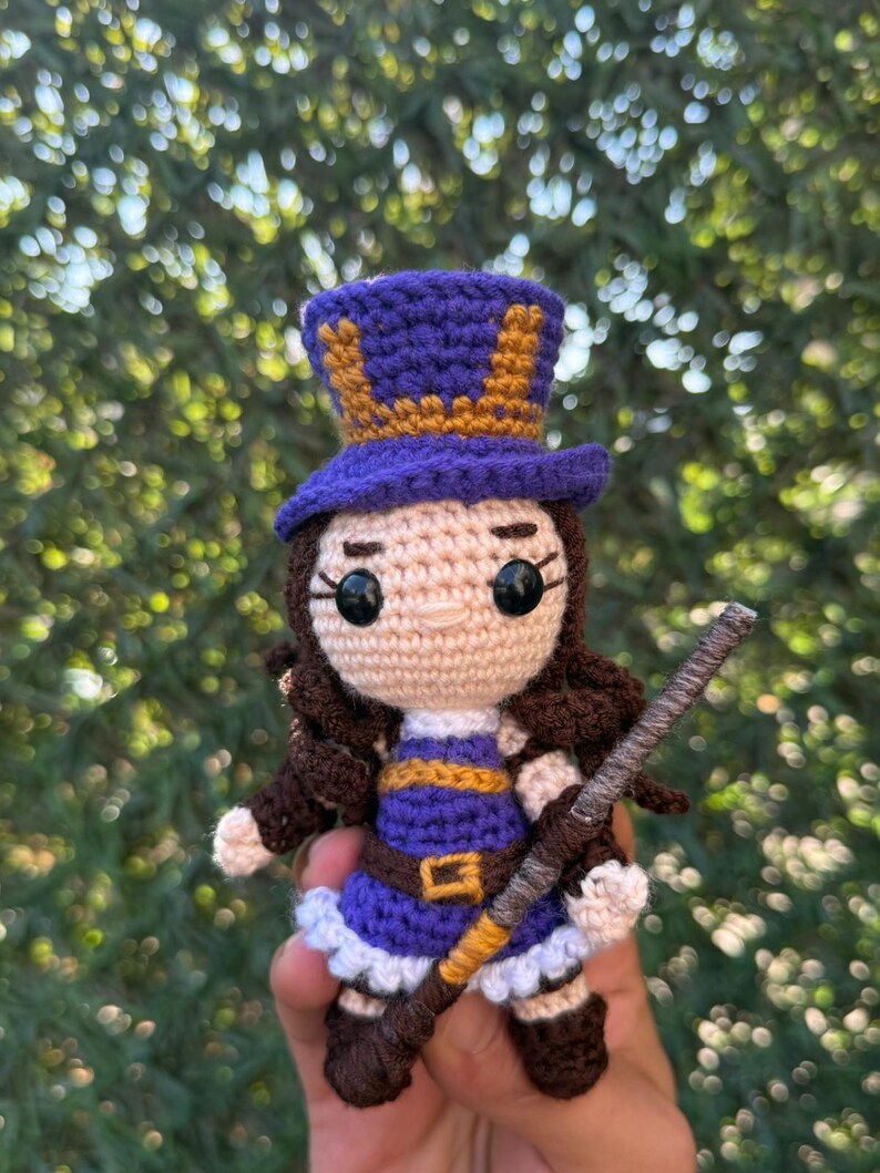 League of Legends Caitlyn Plushie, Caitlyn Crochet, Caitlyn Figure, Caitlyn 3D, League of Legends Gift, , Caitlyn Keychain, CaitlynAmigurumi