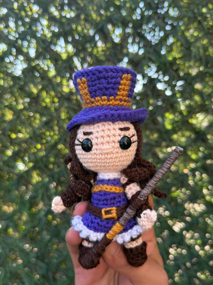League of Legends Caitlyn Plushie, Caitlyn Crochet, Caitlyn Figure, Caitlyn 3D, League of Legends Gift, , Caitlyn Keychain, CaitlynAmigurumi