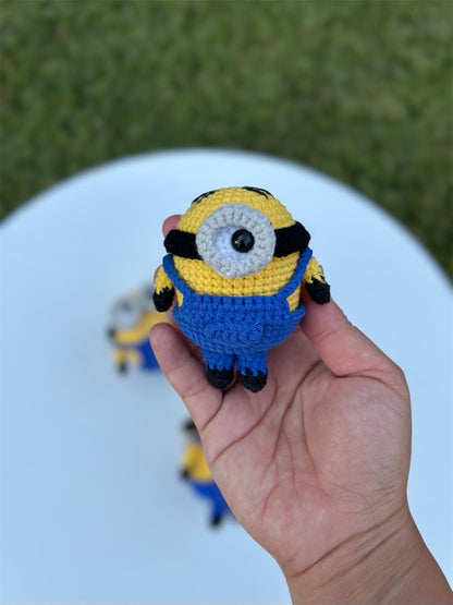 Crochet Minions Hanging, Valentines Gift, Birthday gift