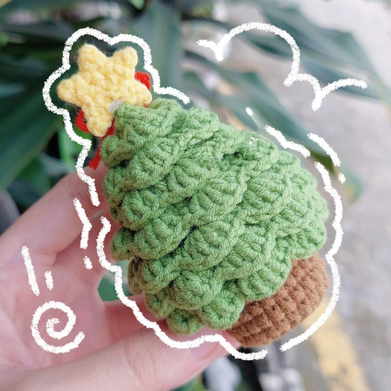 Crochet Christmas Tree Ornament: Handmade Amigurumi Holiday Decor