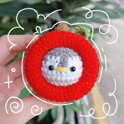 Crochet Christmas Penguin, Christmas Decor, Cute Penguin, Handmade Christmas Tree Decoration, Cute Winter Gift, Christmas Ornament