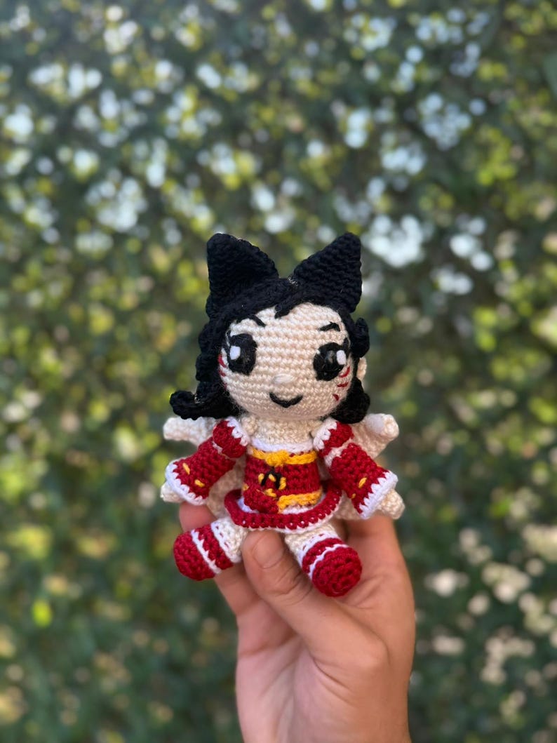League of Legends Ahri Plushie, Ahri Crochet, Ahri Figure, Ahri 3D, League of Legends Gift, League of Legends Figure, Ahri Keychain, Lol
