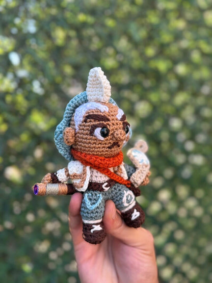 League of Legends Ekko Plushie, Ekko Crochet, Ekko Figure, Ekko 3D, League of Legends Gift, League of Legends Figure, Ekko Keychain, Lol