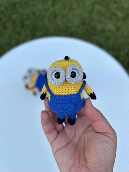 Crochet Minions Hanging, Valentines Gift, Birthday gift