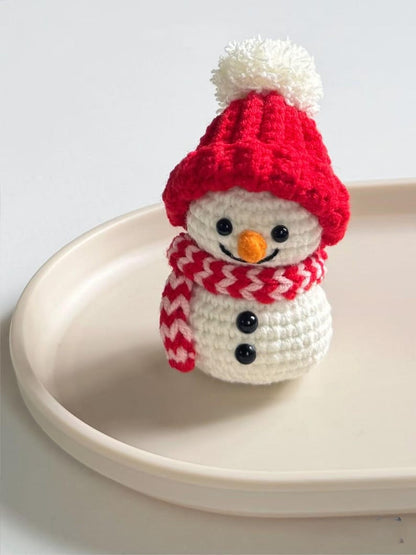 Crochet Christmas Ornaments: Handmade Santa and Snowman Decor