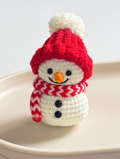 Crochet Christmas Ornaments: Handmade Santa and Snowman Decor