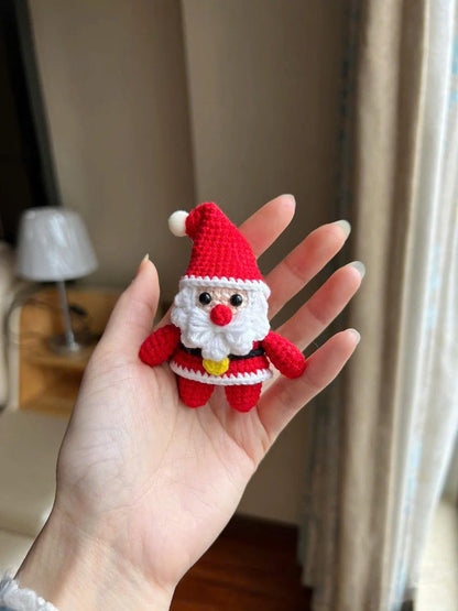 Crochet Santa Christmas Ornament: Handmade Holiday Decor