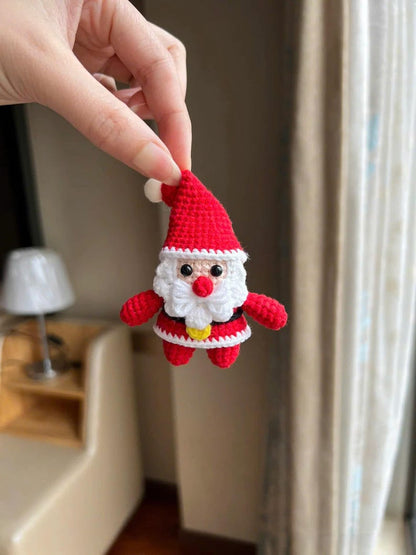 Crochet Santa Christmas Ornament: Handmade Holiday Decor