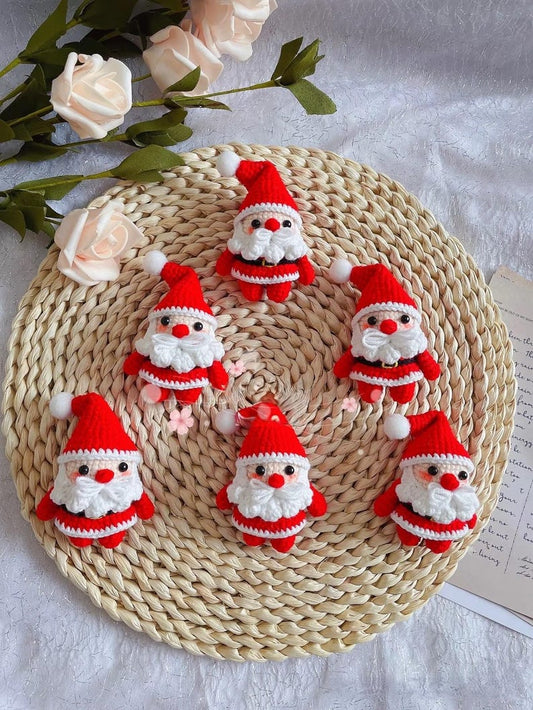 Crochet Santa Christmas Ornament: Handmade Holiday Decor