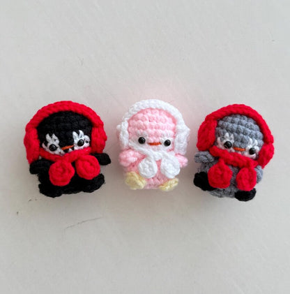 Handmade Crochet Penguin Keychain, Amigurumi Baby Penguin, Crochet Mini Penguin Plush Toy, Penguin Plushie, Backpack Accessory