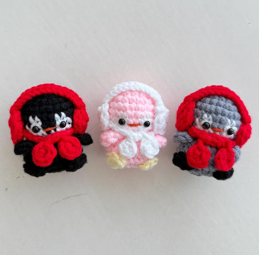 Handmade Crochet Penguin Keychain, Amigurumi Baby Penguin, Crochet Mini Penguin Plush Toy, Penguin Plushie, Backpack Accessory