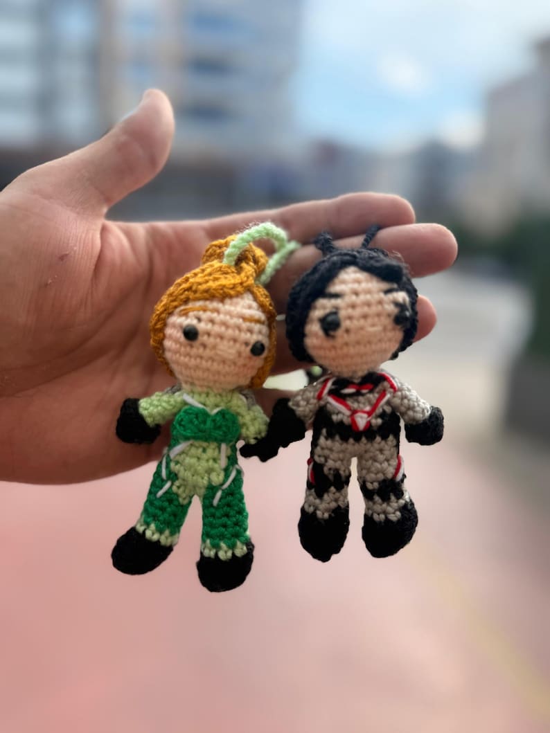 Mini Split Fiction Plush, Split Fiction Keychain, Split Fiction Zoe and Mio, Zoe and Mio Plush, Split Fiction Gift, PS5 Gift,8cm-3.14 Inches