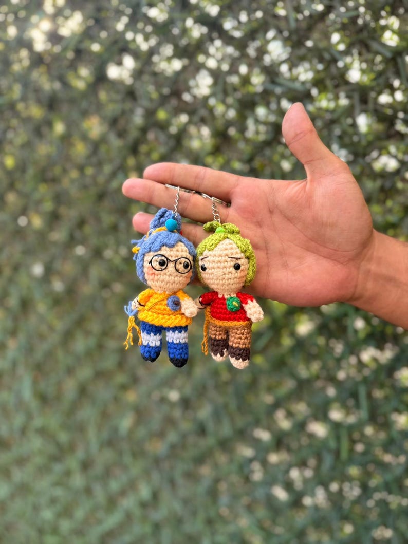 It Takes Two Cody & May Keychain, Cody May Crochet Figures, Cody May Plush, It Takes Two Car Charm, Car Accessories, Bag Charm, Couple Gift