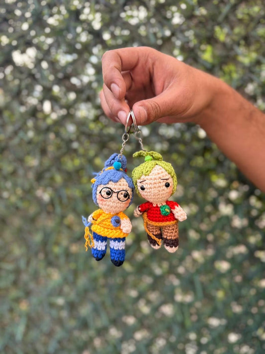 It Takes Two Cody & May Keychain, Cody May Crochet Figures, Cody May Plush, It Takes Two Car Charm, Car Accessories, Bag Charm, Couple Gift