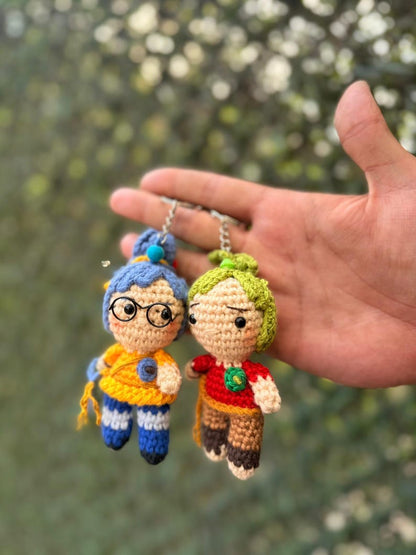 It Takes Two Cody & May Keychain, Cody May Crochet Figures, Cody May Plush, It Takes Two Car Charm, Car Accessories, Bag Charm, Couple Gift