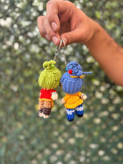 It Takes Two Cody & May Keychain, Cody May Crochet Figures, Cody May Plush, It Takes Two Car Charm, Car Accessories, Bag Charm, Couple Gift
