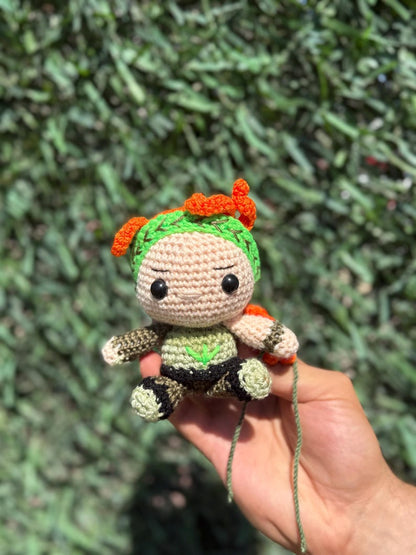 Handmade Valorant Skye Figure, Skye Plush Keychain, Skye Doll