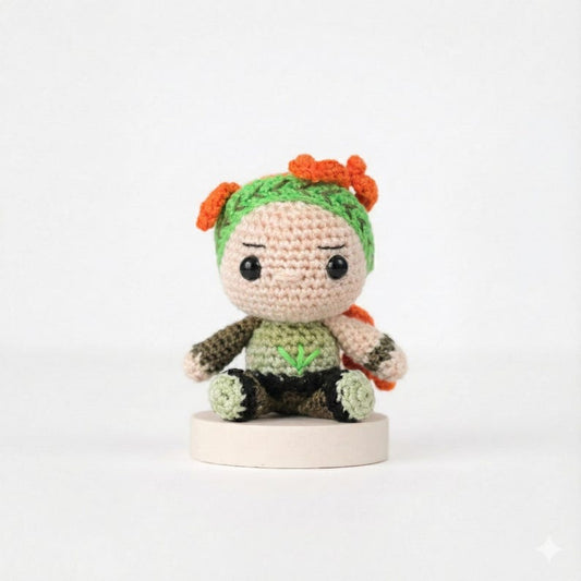 Handmade Valorant Skye Figure, Skye Plush Keychain, Skye Doll