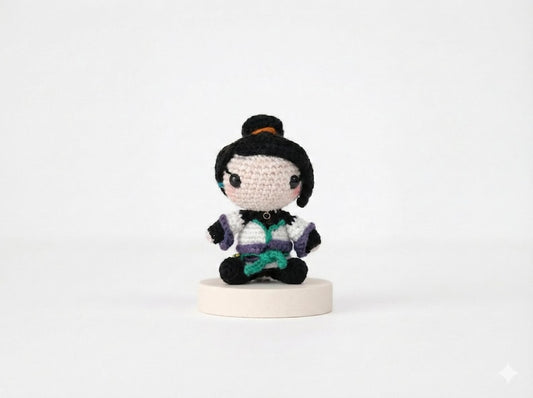 Valorant Sage Keychain, Valorant Sage Plushie, Sage Doll, Amigurumi Sage, Valorant Characters, Sage Gift, Sage Crochet, Valorant Keychain