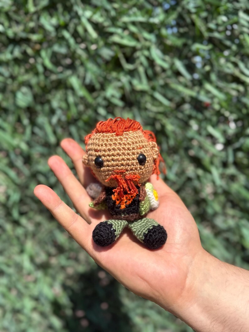 Valorant Breach Keychain, Valorant Breach Plushie, Valorant Breach Crochet Doll, Amigurumi Breach, Valorant Fan Art, Breach Figure