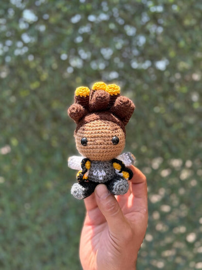 Crochet Valorant Keychain, Phoenix Plush, Phoenix Doll, Amigurumi Phoenix, Valorant Character Phoenix Keychain, Phoenix Figure,Valorant Gift