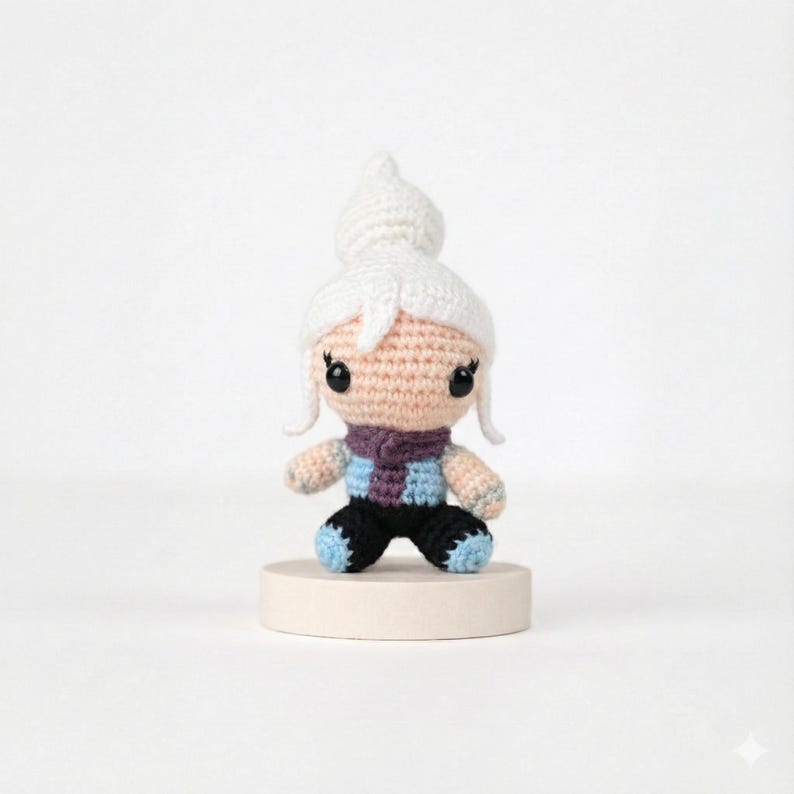 Valorant Jett Amigurumi Doll – Handmade Valorant Keychain, Valorant Jett Crochet, Valorant Jett, Jett Gift, Valorant Jett Figure