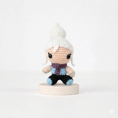 Valorant Jett Amigurumi Doll – Handmade Valorant Keychain, Valorant Jett Crochet, Valorant Jett, Jett Gift, Valorant Jett Figure