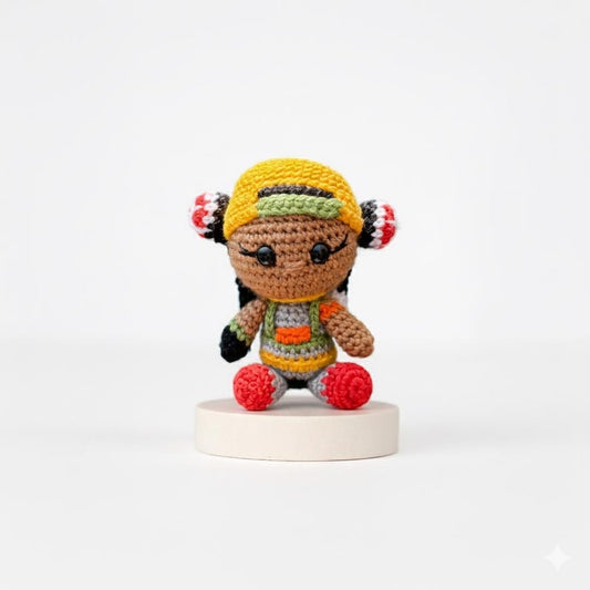 Valorant Raze Plush, Valorant Raze Keychain, Valorant Raze Doll, Amigurumi Raze, Amigurumi Valorant Characters, Raze Figure