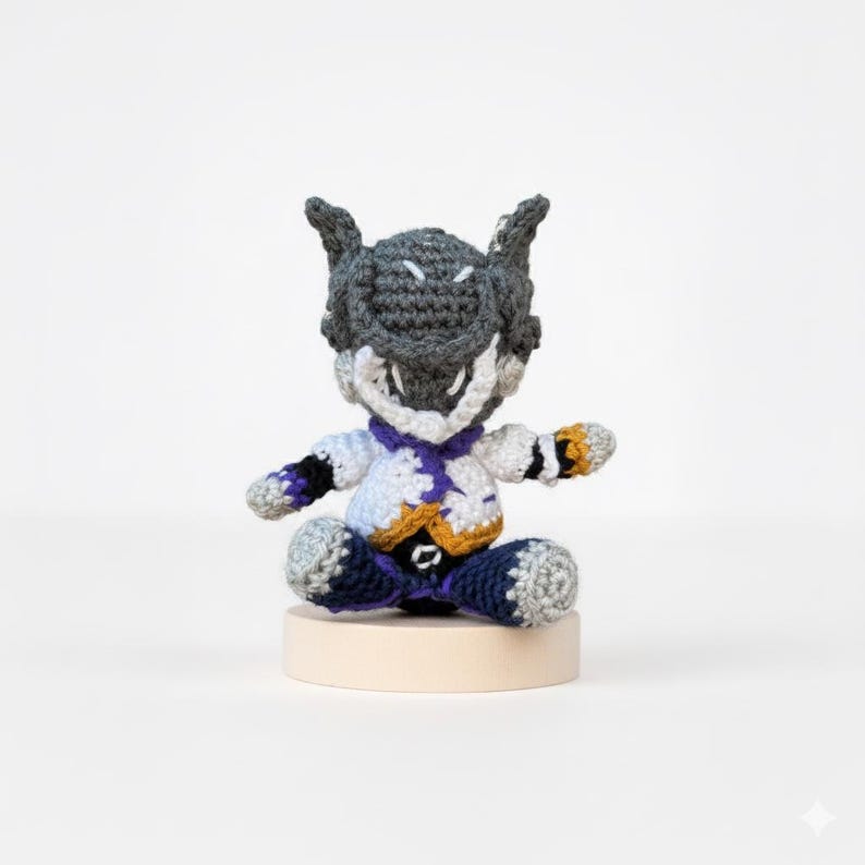 Valorant Vyse Amigurumi Keychain, Valorant Vyse Plush, Valorant Keychain, Valorant Plush, Valorant Fan Art, PlushKeychain,Vyse Car Accessory