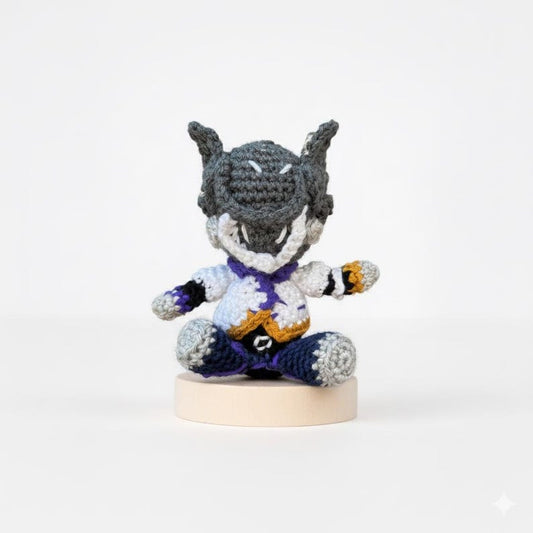 Valorant Vyse Amigurumi Keychain, Valorant Vyse Plush, Valorant Keychain, Valorant Plush, Valorant Fan Art, PlushKeychain,Vyse Car Accessory