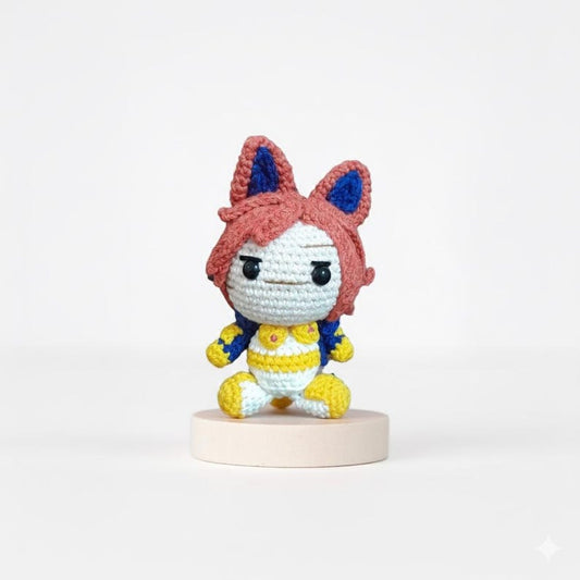 Sett League of Legends, Sett Figure, Sett Plushie, Sett, Sett Amigurumi, Sett Crochet, League of Legends Figure, Sett Keychain, LOL Keychain