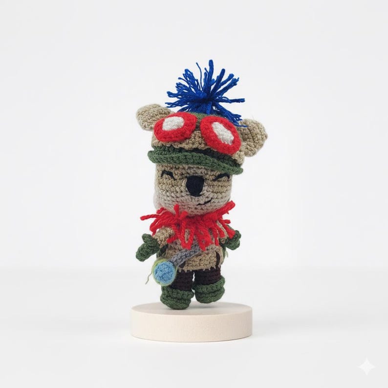 League of Legends Teemo, Teemo Plushie, League of Legends Figure, LOL Figure, Teemo Keychain