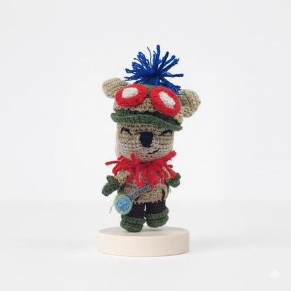 League of Legends Teemo, Teemo Plushie, League of Legends Figure, LOL Figure, Teemo Keychain