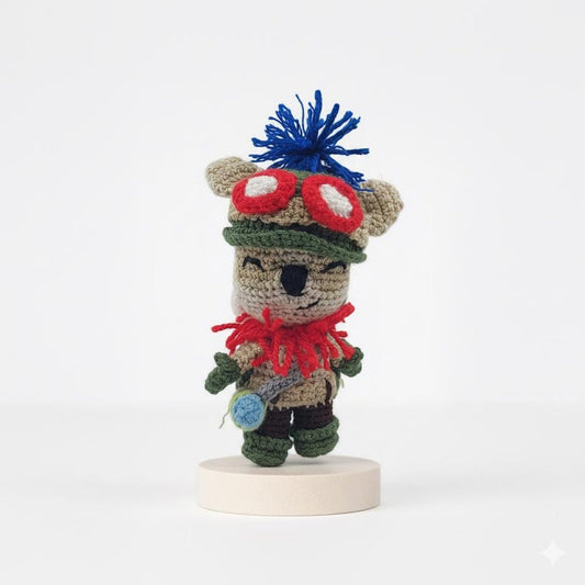 League of Legends Teemo, Teemo Plushie, League of Legends Figure, LOL Figure, Teemo Keychain